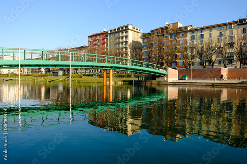 Bridge on Naviglio Grande and Porta Ticinese area