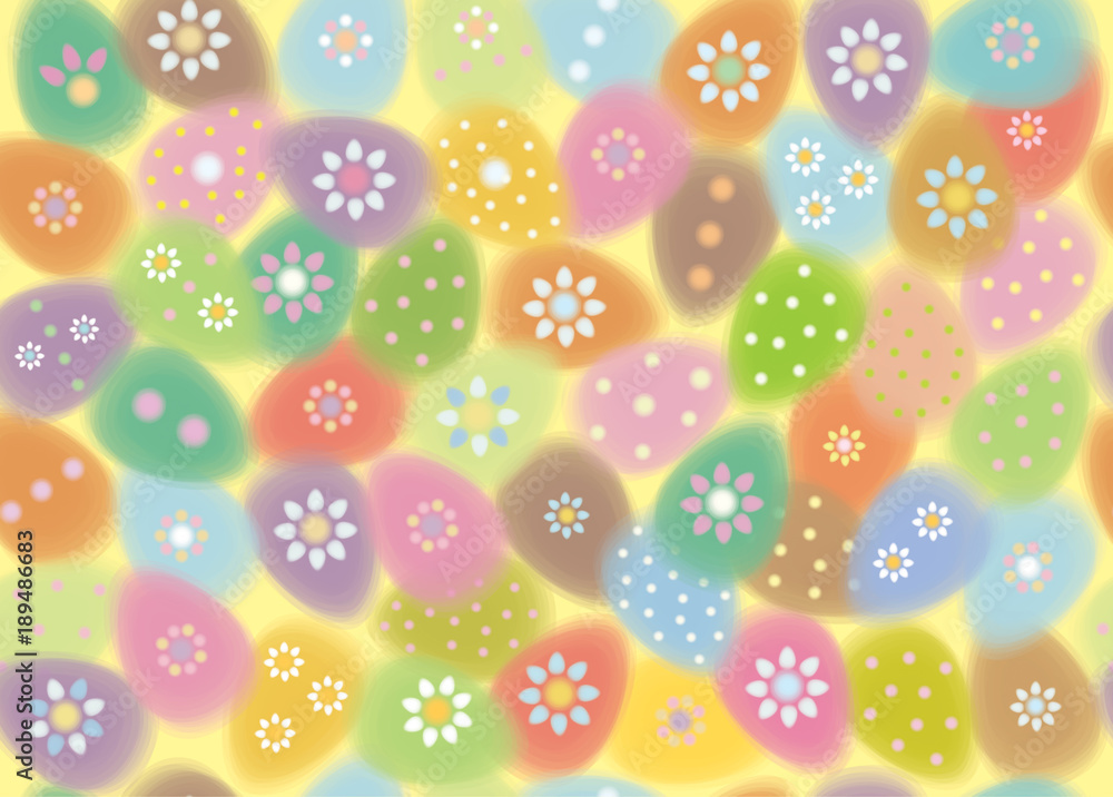Vector Easter seamless pattern , soft, blurred effect. Vector Easter seamless pattern , soft, blurred effect.