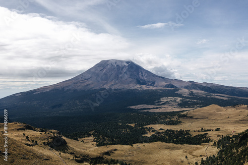 Popocatepetl vulcano in Mexico
