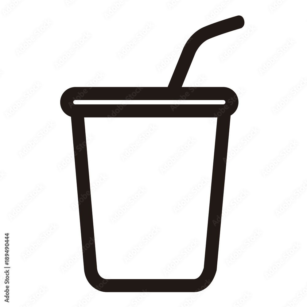 Obraz premium Isolated soda icon