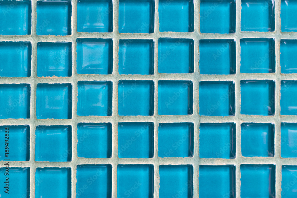 small grid of blue tile background