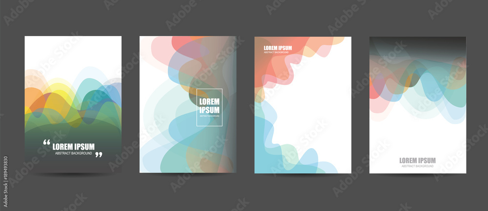 Cool geometric cover design for background and brochure template. vector illustration