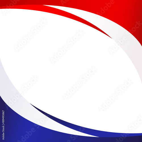 Patriotic background of colors of the national flag of Russia flowing abstract wavy lines Element for design of template banner card poster on national holidays Patriotic symbol of the country Vector