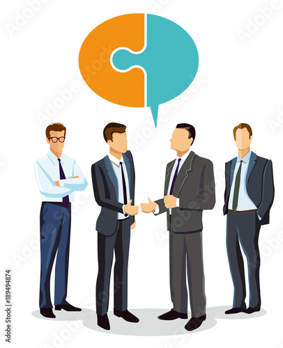 Begrüßung von einem Mitarbeiter