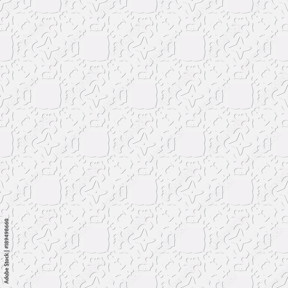 seamless vector pattern cut paper, delicate white background seamless vector pattern cut paper, delicate white background
