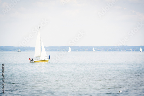 Small Sailboat On The Chiemsee