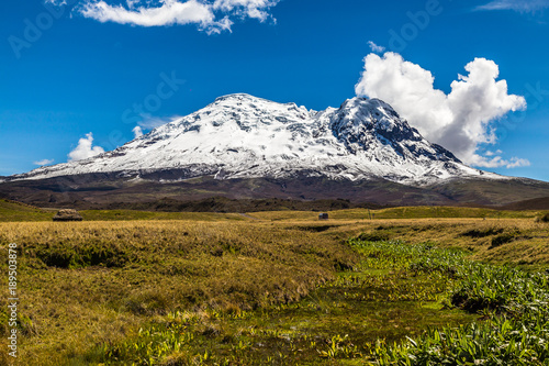 Andean landscape, Antisana volcano