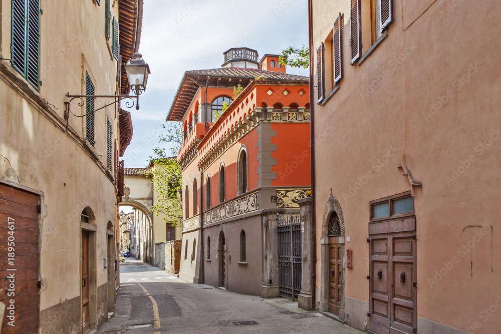 Sansepolcro. Architecture of the old city. Italy