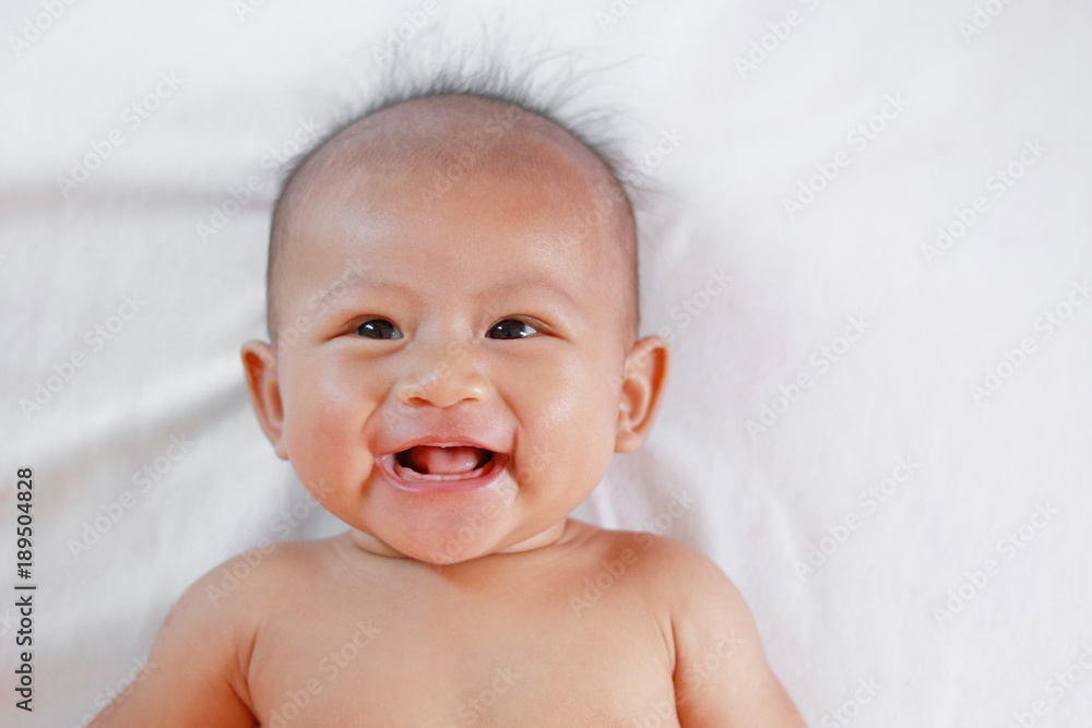 portrait of cheerful laughing happy baby portrait of cheerful laughing happy baby