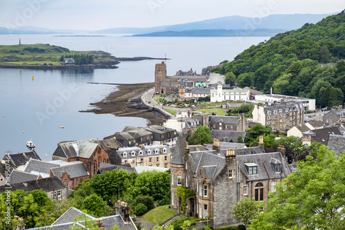 Photography The skyline of Oban, Argyll in Scotland