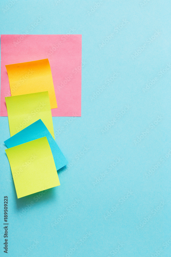 Fototapeta premium the color paper stickers