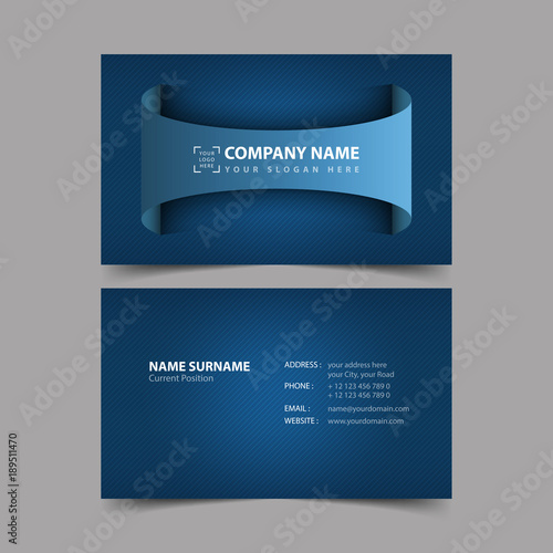 Business Card Design Template.