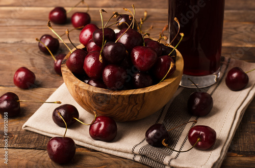 Cherry in bowl