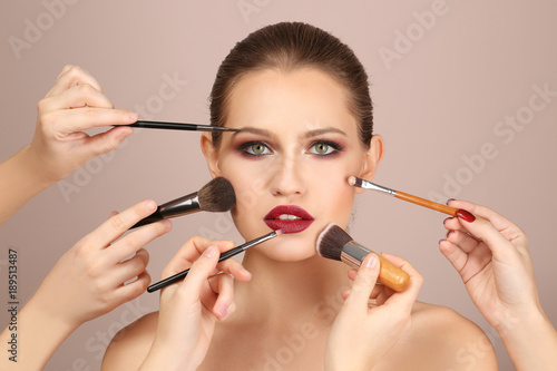 Professional visage artists...