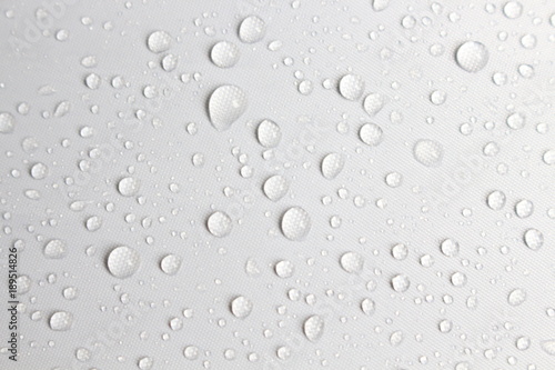 Fotografiet rain day drop water concept white background