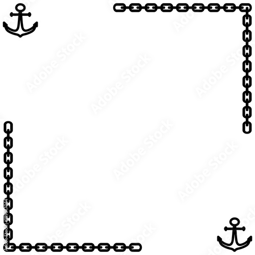 Anchor and chain frame 14.01