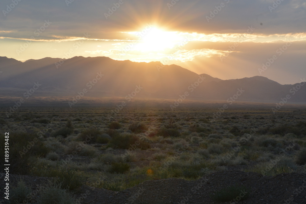 Kazakhstan sunset