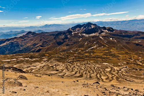 Slopes of the Guagua Pichincha volcano that descend towards the east