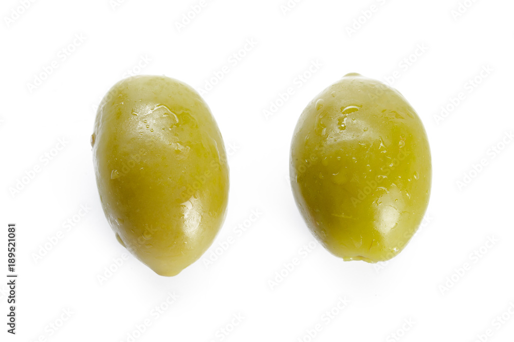 olive isolated on white olive isolated on white