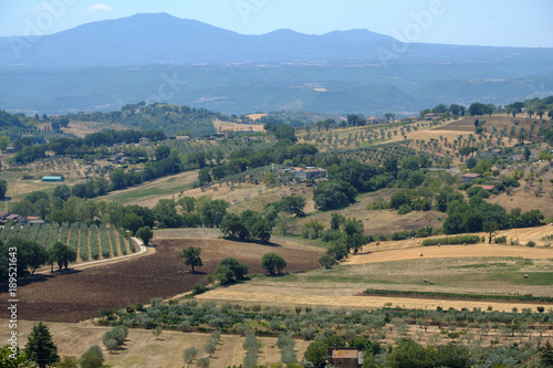 Country landscape from Lugnano in Teverina (Umbria, Italy)
