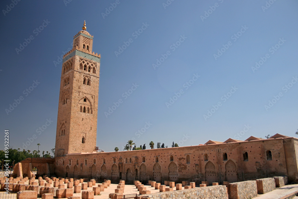 Naklejka premium Marrakech Morocco