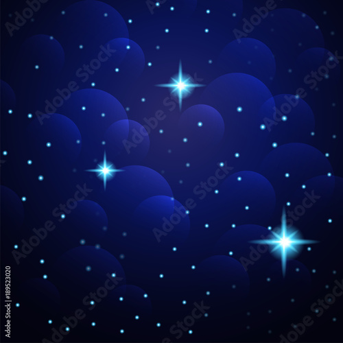 Wallpaper Mural Night sky with stars. Torontodigital.ca