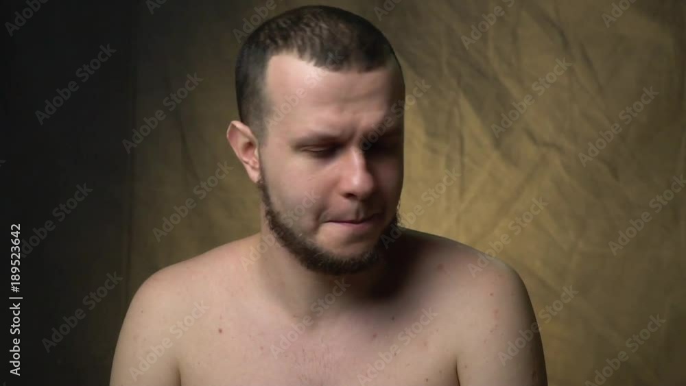 Funny man does not agree with someone else Funny man does not agree with someone else