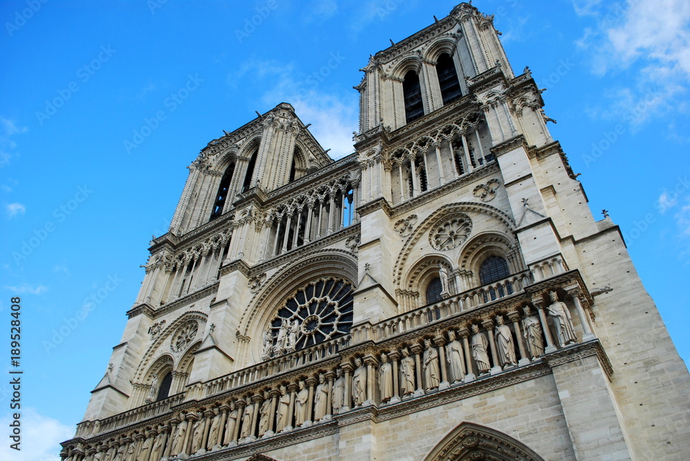 The famous Notre Dame Cathedral where the hunchback lived