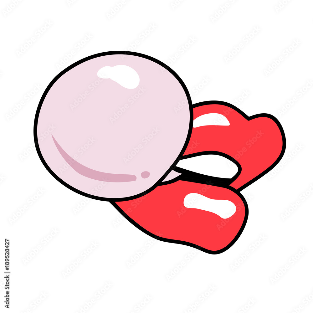 Lips, mouth, speech bubble. Pop art comic retro style. Message text Wow, sale concept. Design elemen sticker, patch badge for web site banner, print poster, card. Vector illustration isolated on white Lips, mouth, speech bubble. Pop art comic retro style. Message text Wow, sale concept. Design elemen sticker, patch badge for web site banner, print poster, card. Vector illustration isolated on white