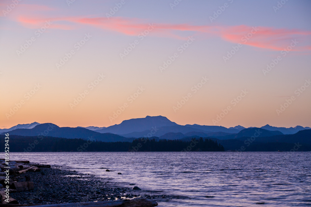 Sunset on Quadra Island, BC