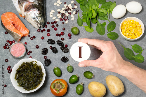 Food rich in iodine