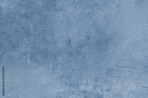 Close-up of blue rough textured concrete cement stone wall floor background