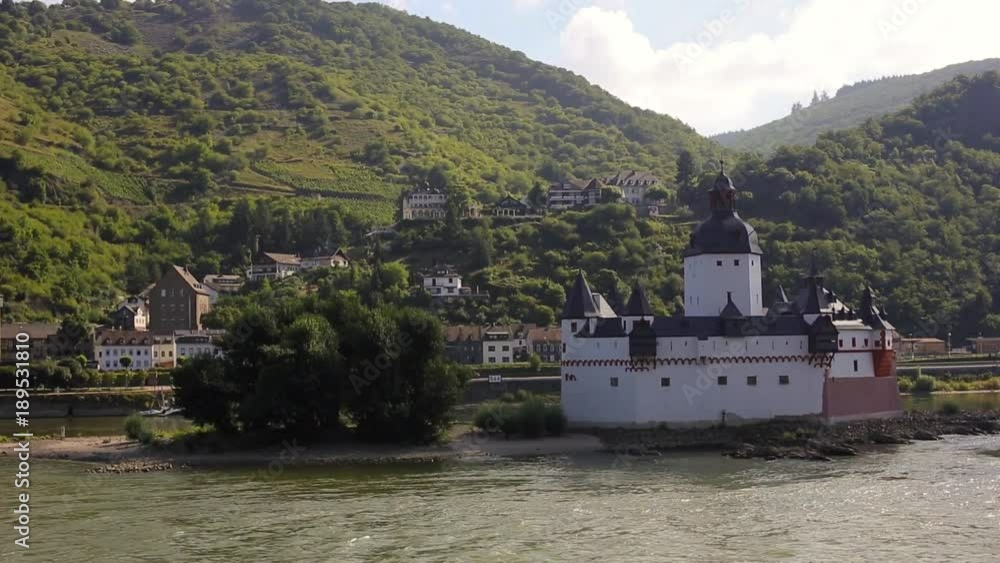 river rhein germany view landscape river rhein germany view landscape