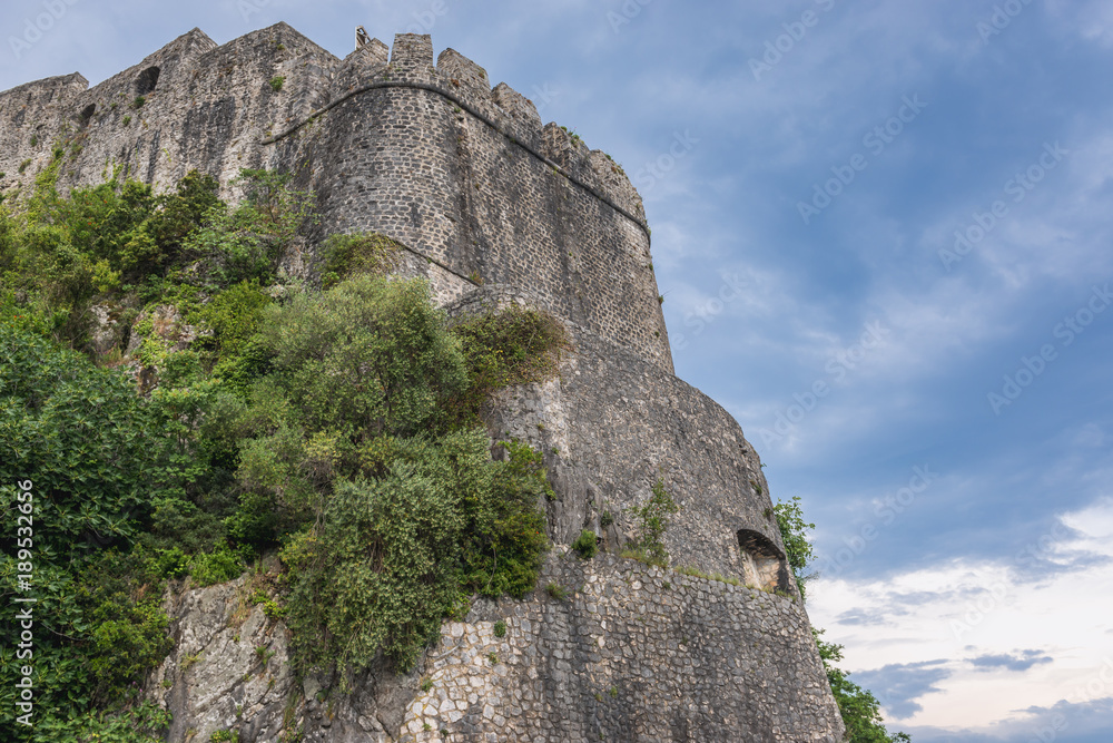 Old Forte Mare citadel on the Old Town of Herceg Novi, Montenegro