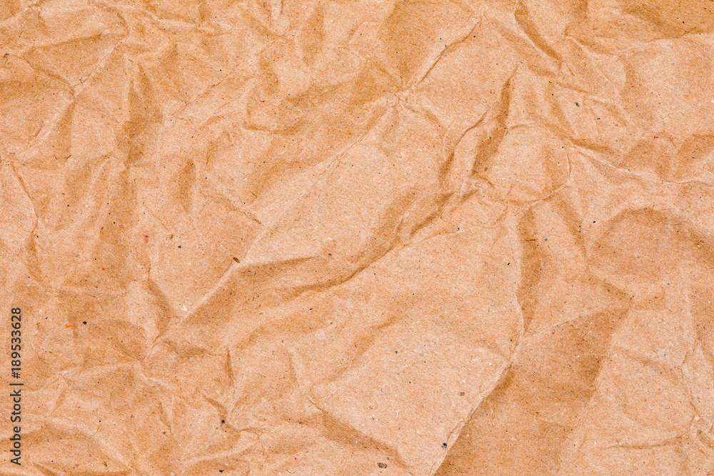 Obraz premium zerknittertes recyceltes Papier als Hintergrund / Textur