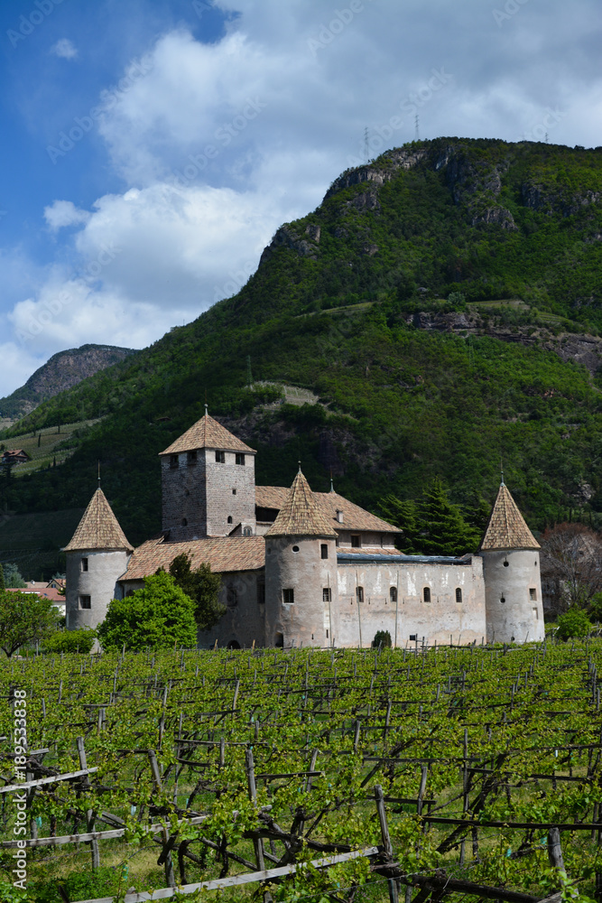 Fototapeta premium Schloss Maretsch, Bozen, Italien