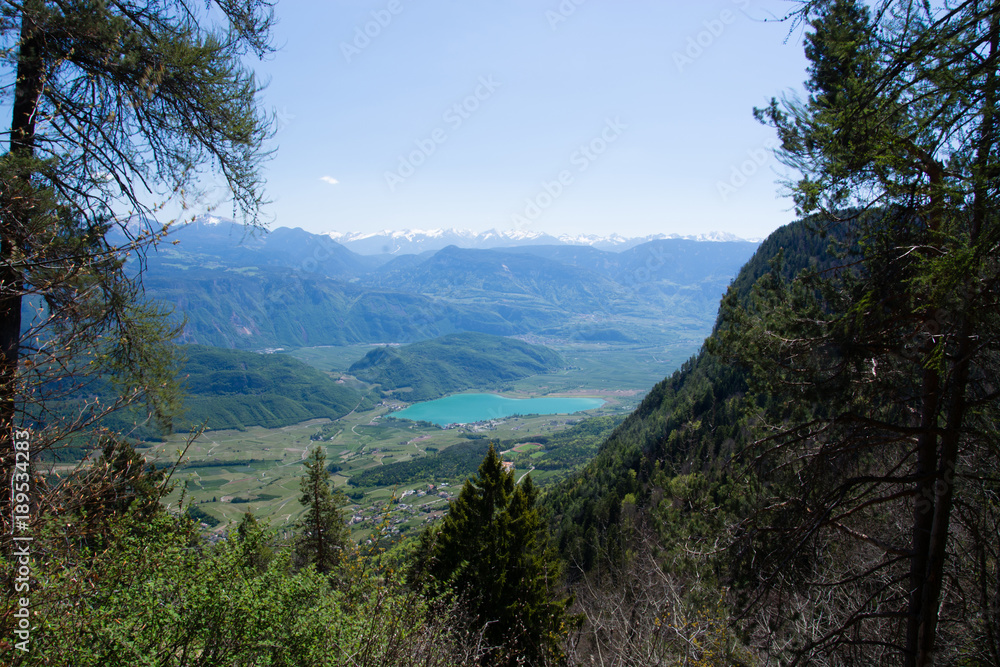 Fototapeta premium Kalterer See, Südtirol, Italien