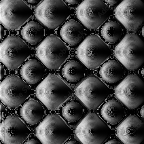 Vector element for graphic design. Abstract pattern with a regularly repeating geometric grid, halftone colors.