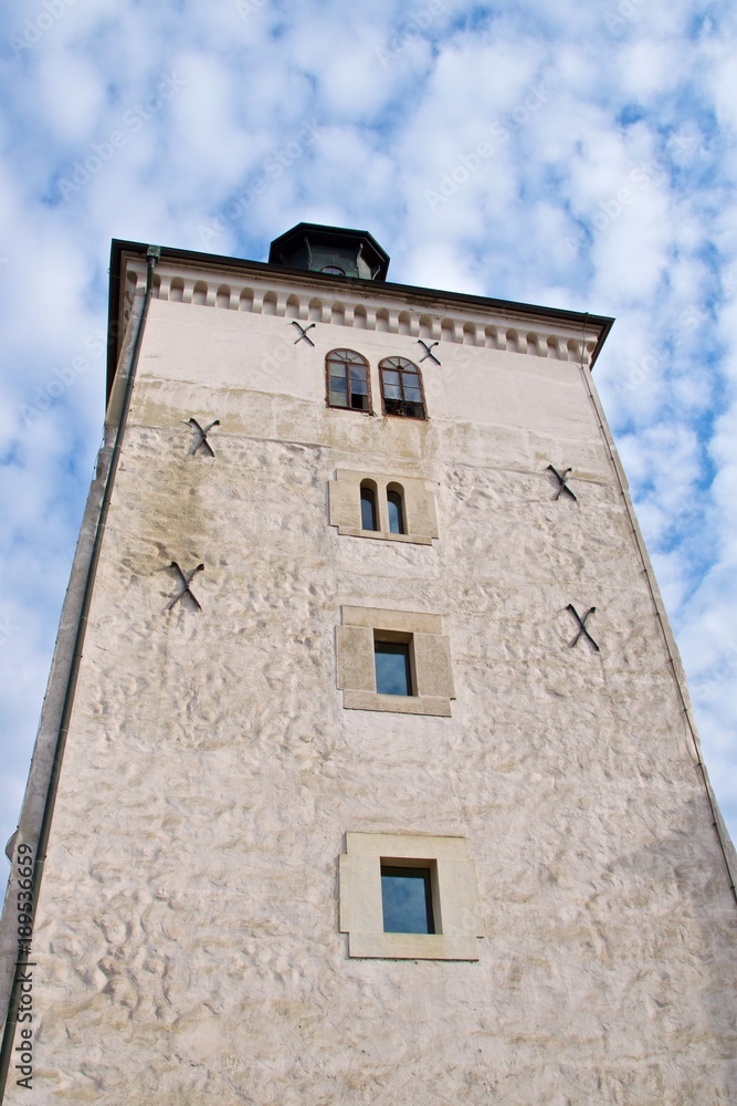 Southern Gate Lotrscak Tower in old Zagreb, Croatia