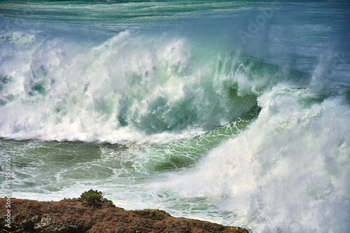 Huge wave breaking