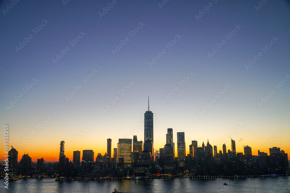 sunrise at Manhattan