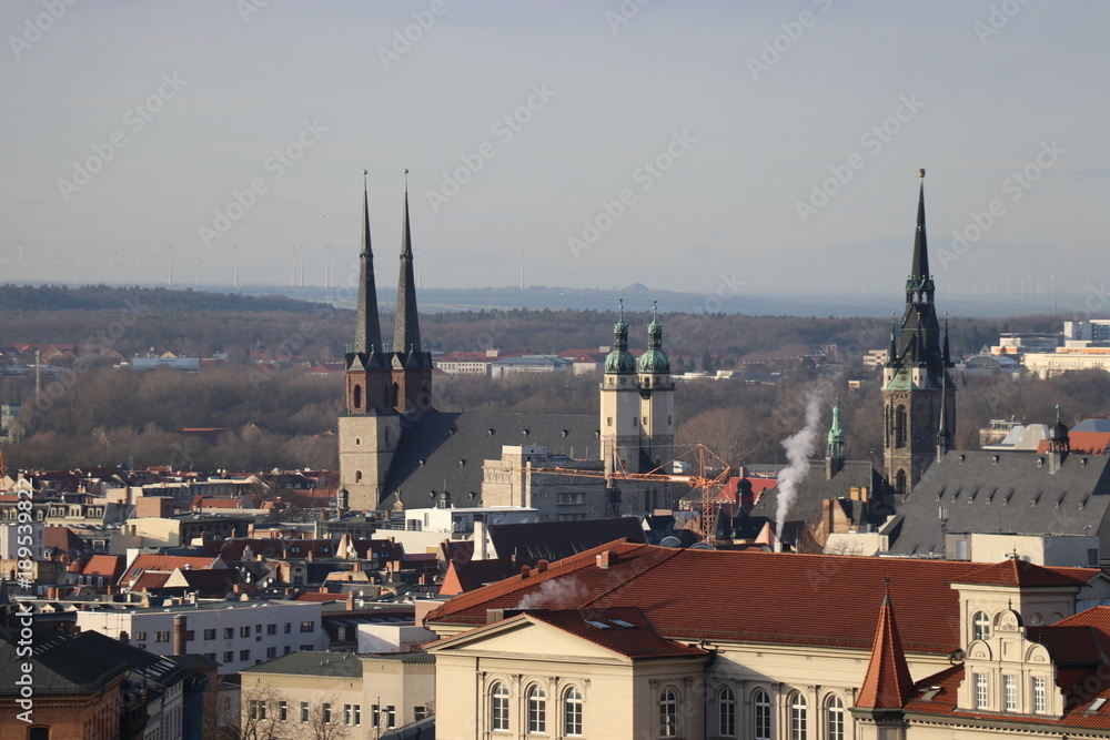 Naklejka premium Stadt von Oben