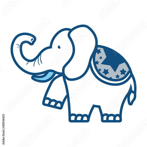 cartoon circus animals design
