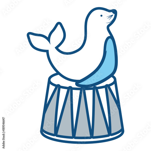 cartoon circus animals design