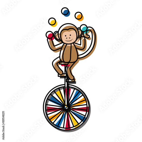 cartoon circus animals design