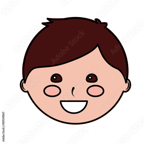 Wallpaper Mural happy boy kid child icon image vector illustration design  Torontodigital.ca