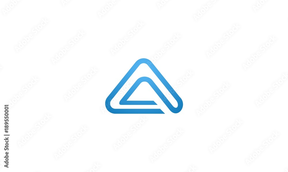 Initial letter A logo vector design template, Letter A logo icon design template elements - vector sign. Business card templates. Initial letter A logo vector design template, Letter A logo icon design template elements - vector sign. Business card templates.