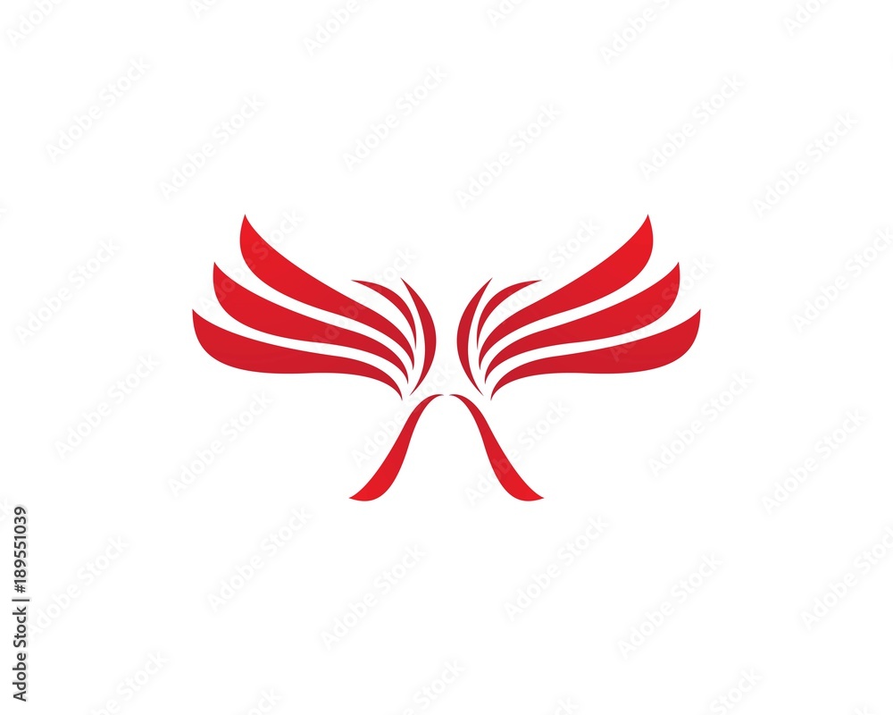 Obraz premium Falcon Wing Logo Template