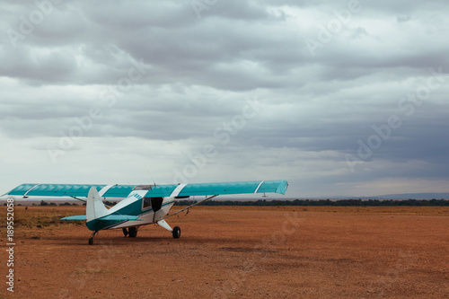 Rural airport in Africa 