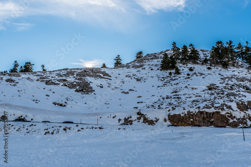 Area near the ski centre of Parnassos in Fokida, Greece photo